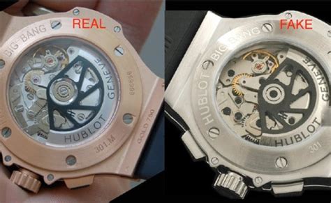 how to spot fake hublot watch